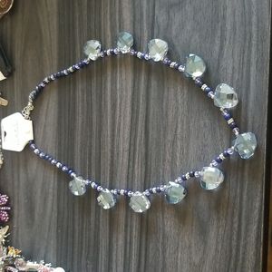 Lapis Lazuli & Crystal Neclace